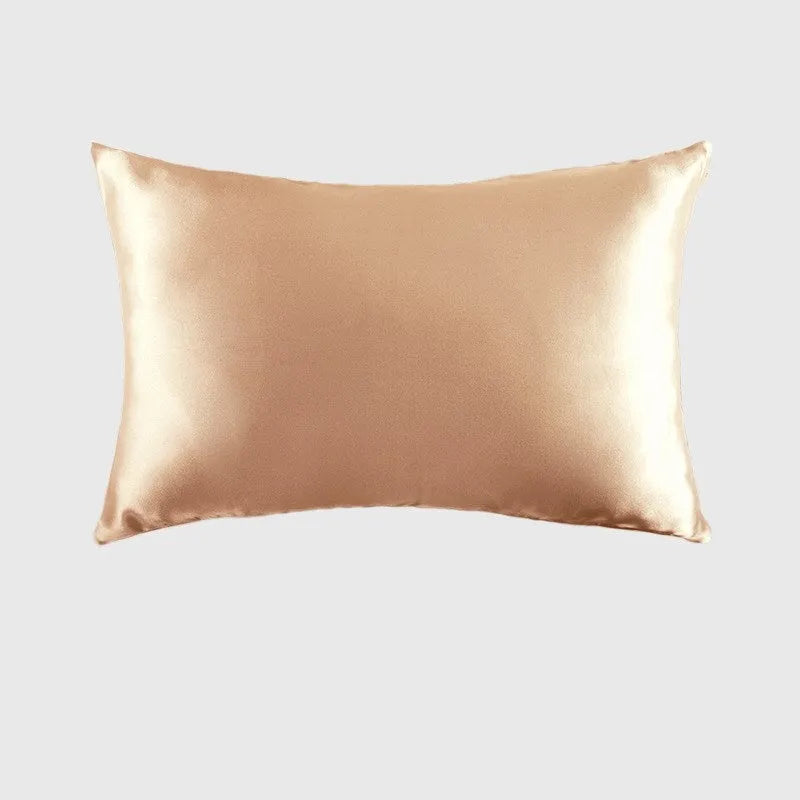 Double-Sided Silk Zipper Pillowcase 19 mommes - Bellarte Enchanté Double-Sided Silk Zipper Pillowcase 19 mommes